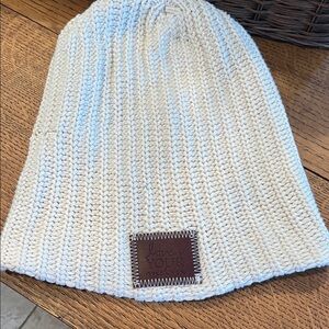 Love Your Melon Cream Knit Beanie